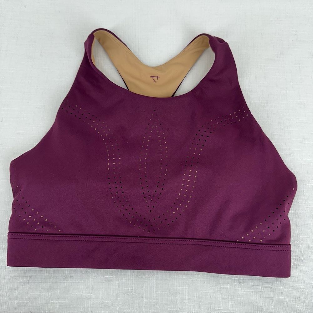 Buffbunny Womenβs size Medium Maroon Spirts Bra